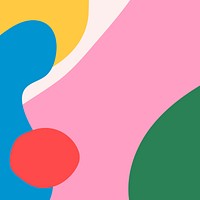 Colorful abstract background vector in feminine style