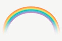 Beautiful rainbow element graphic vector