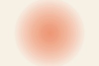 Blurry peach circle background vector in gradient vintage style