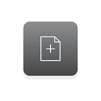 Flat illustration of new document icon