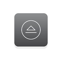 Vector of play button icon