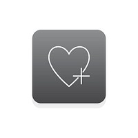 Vector of heart icon