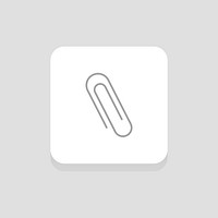 Vector of paperclip icon