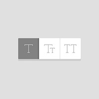 Vector of text editor icon