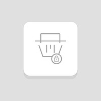 Vector of online shopping icon