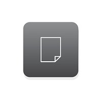 Flat illustration of a blank document icon
