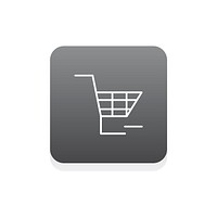 Vector of online shopping icon