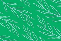 Blue eucalyptus leaf pattern psd on green botanical background