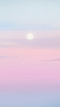 Sunset background on pastel sky