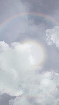 Sky background psd with sun halo