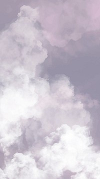 Sky background vector with white cloud