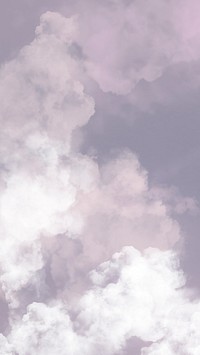 Pastel background with aesthetic pink sky