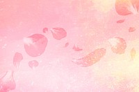 Aesthetic rose petal psd background