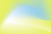 Yellow and blue wave gradient background vector