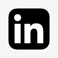 LinkedIn flat graphic icon for social media. 7 JUNE 2021 - BANGKOK, THAILAND