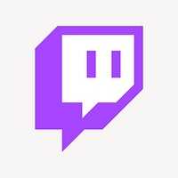 Twitch psd social media icon. 7 JUNE 2021 - BANGKOK, THAILAND