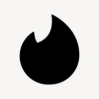 Tinder flat graphic icon for social media. 7 JUNE 2021 - BANGKOK, THAILAND