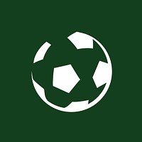 Football logo design, sports flat graphic