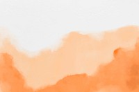 Watercolor background vector in orange abstract style