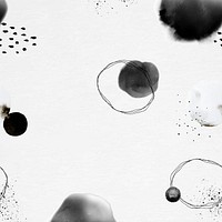 Abstract pattern psd with ink brush background