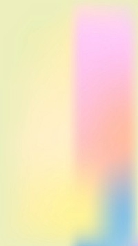 Abstract gradient blur pastel yellow pink mobile wallpaper