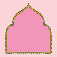 Diwali Indian rangoli frame psd illustration