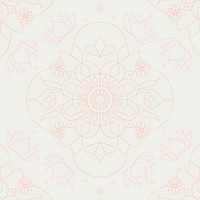 Vector Diwali Indian mandala background