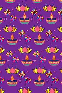Diwali festival psd pattern background