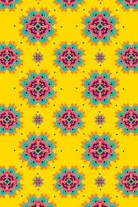 Diwali Indian mandala vector pattern background