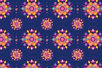 Diwali Indian vector mandala pattern rangoli background