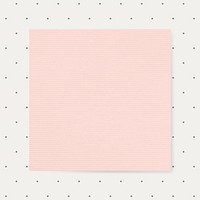 Pastel pink square notepad psd graphic