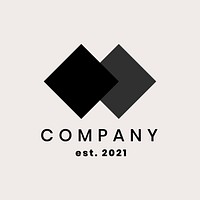 Business badge psd simple logo design