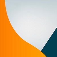 Corporate orange border gray background with design space