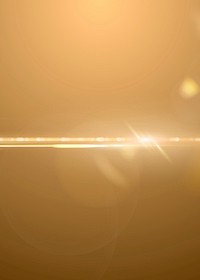 Gold anamorphic lens flare vector  background