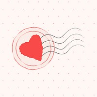 Valentine's day stamp vector  for your special occasion