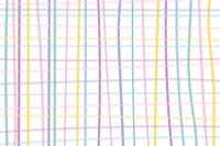 Grid background vector in cute pastel pattern