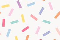 Sprinkle background psd in cute pastel pattern