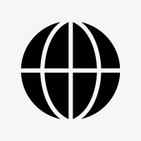 Globe icon psd internet symbol