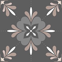 Seamless pattern floor tile vector