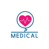Heart checkup medical care vector