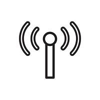Wireless connection icon vector