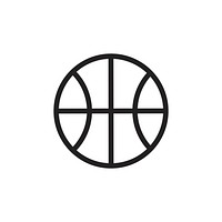 Basketball icon vector