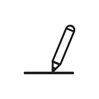Pencil icon vector