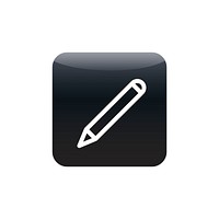 Pencil icon vector