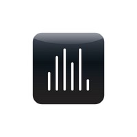 Music equalizer icon vector