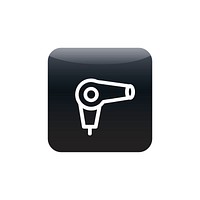 Hairdryer icon vector