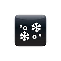 Snowflake icon vector