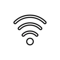 Wireless connection icon vector