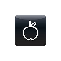 Apple icon vector