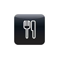 Cutlery icon vector